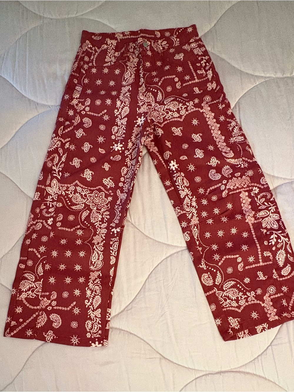 Womens Western Barrel Leg Pants